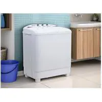 Tanquinho Semiautomático Praxis Twin Tub 4,1Kg - 2 em 1 Lava e Centrifuga com Timer em oferta na Magazine Luiza