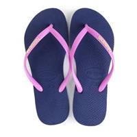 Imagem da promoção Sandália Havaianas Slim Logo Pop-Up Feminina Marinho+Pink - somente algumas numerações disponíveis 