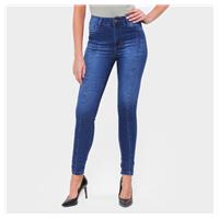 Imagem da promoção 02 Calça Jeans Skinny TKS Vinco Feminina - Azul