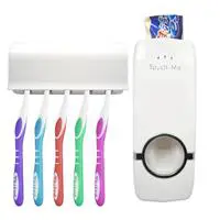 Dispenser Automático Pasta De Dente Suporte Escovas Banheiro GT173 - Lorben em oferta na ShopTime