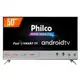 Smart TV LED 50" 4K Philco PTV50G71AGBLS 4 HDMI 2 USB WiFi em oferta