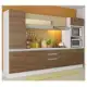 Cozinha Compacta Madesa Smart G20074097G - com Balcão 14 Portas 2 Gavetas 100% MDF em oferta
