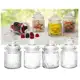 Jogo de Potes de Vidro Hermético - Redondo 300ml Casambiente POVI082A 4 Peças em oferta