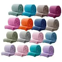 Kit 2 Cobertor Manta Microfibra Casal Varias Cores Lisa em oferta na Americanas