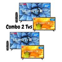 Imagem da promoção Combo Smart TV 4K LED 50” ou 50” LG 50UN7310PSC ou 60UN7310PSC Wi-Fi - Bluetooth Inteligência Artifi