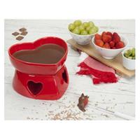 Imagem da promoção Aparelho de Fondue Cerâmica Scalla Vermelho - 2 Peças Funny Coração Vermelho