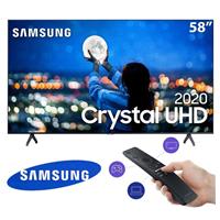 Imagem da promoção Samsung Smart TV 58" Crystal UHD 58TU7000 4K 2020, Wi-fi, Borda Infinita, Controle Remoto Único, Vis