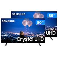 Imagem da promoção Combo Smart TV Crystal UHD 4K LED 55” - Samsung + Smart TV Crystal UHD 4K LED 50”
