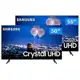 Combo Smart TV Crystal UHD 4K LED 55” - Samsung + Smart TV Crystal UHD 4K LED 50” em oferta