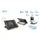 Base Cooler Vertical para Notebook Preto Multi - AC166 em oferta