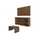 Rack para TV até 47” com Mesa de Centro e Painel - Multimóveis Inovare em oferta