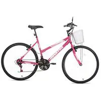 Bicicleta Aro 26 Maori Houston Maori Rosa Pink em oferta na Amazon