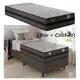 Cama Box Solteiro (Box + Colchão) Plumatex Mola - 25cm de Altura Prime em oferta