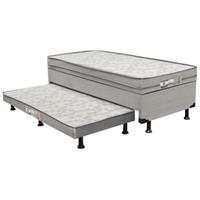 Imagem da promoção Cama Solteiro Box com Baú e Cama Auxiliar - LightSpuma 61cm Lady