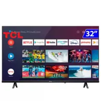 Smart TV LED 32” TCL 32S6500 Android Wi-Fi HDR - Inteligência Artificial Conversor Digital 2 HDMI em oferta na Magazine Luiza