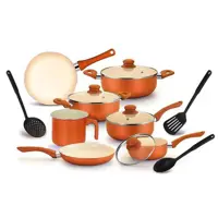 Conjunto de Panelas Casambiente 10 peças com Revestimento Antiaderente Cerâmico em oferta na Magazine Luiza