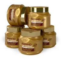 Combo com 5 Máscaras Banho de Verniz Forever Liss 250g em oferta na Magazine Luiza