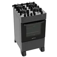 Fogão 4 Bocas Atlas Mônaco Top Glass Acendimento Automático em oferta na Magazine Luiza
