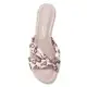 Rasteira Vizzano Animal Print Tiras Dupla Feminina em oferta