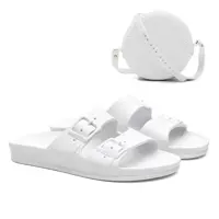 Kit Sandália Birken Feminina Aberta Leve + Bolsa Lisa Casual - Valentina Kister em oferta na Magazine Luiza