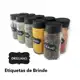 Kit 10 Potes Temperos de Vidro + Etiquetas Lousa - E-Variedades em oferta