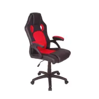 Cadeira Gamer MAG4 com Base Giratória e Relax - Preto/Vermelho - Império Brazil Business em oferta na Magazine Luiza