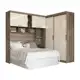 Guarda-roupa Casal de Canto 6 Portas 5 Gavetas - Santos Andirá Compacto Paris em oferta