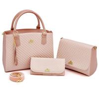 Imagem da promoção Bolsa Feminina Transversal Kit com 3 peças Bolsa mais Maleta Lançamento Livia Sabatini
