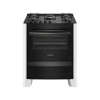 Fogão 5 Bocas Mesa de Vidro Continental Branco - Acendimento Automático FC5VB em oferta na Magazine Luiza