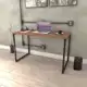 Mesa para Escritório Office Estilo Industrial 1,20m Kuadra - Compace em oferta