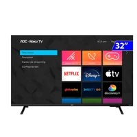 Imagem da promoção Smart TV AOC ROKU 32" HD 3 HDMI USB Wi-fi Dolby Audio