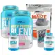 Kit 2x Whey Protein Blend 900g + BCAA 100g + Creatina 100g + Waxy Maize 800g + Coqueteleira - BRN FO em oferta