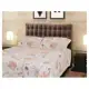 Colcha Casal Bett Design Microfibra Sweet Flowers - Branco 3 Peças em oferta
