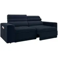Sofá Retrátil Reclinável 4 Lugares Velosuede - Treviso Next Sofás em oferta na Magazine Luiza