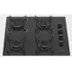Cooktop Essencial Itatiaia 4 bocas Preto - Bivolt em oferta