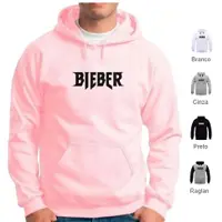 Blusa De Frio Moletom Bieber Justin Bieber Cantor Tumblr Agasalho em oferta na Americanas