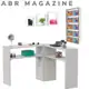 Combo Manicure Mesa L + Expositor De Esmaltes + 3 Nichos Top - Mesa Manicure Abr Magazine em oferta