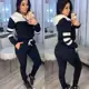 Conjunto Moletom Feminino Inverno Frio Malha Crepe com Capuz Preto M G e GG - Procopio Store em oferta