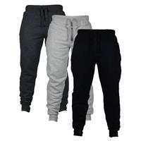 Imagem da promoção Kit 03 calças moletom masculina jogger slim fit básica lisa - JinkingStore