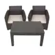 Conjunto de Mesa para Área Externa Polipropileno - com 2 Cadeiras CJR-MR1 AC Comercial em oferta