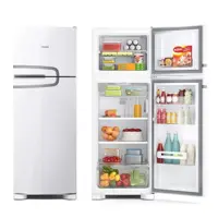 Geladeira/Refrigerador Consul Frost Free Duplex - Branca 386L com Prateleira Dobrável CRM43NBANA em oferta na Magazine Luiza