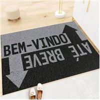 Imagem da promoção Tapete capacho de porta divertido varias estampas 60x40 antiderrapante - bigfamilydecore