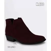 Bota Via Uno Camurça Café em oferta na Magazine Luiza
