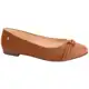 Sapatilha Feminino Linha All Day Confort- Bico Fino Casual - Rasteira - Salto Baixo 1 cm. - Via Uno em oferta