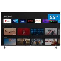 Imagem da promoção Smart TV 55” 4K UHD QLED TCL 55C725 VA Wi-Fi - Bluetooth Google Assistente Alexa 3 HDMI 2 USB