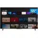 Smart TV 55” 4K UHD QLED TCL 55C725 VA Wi-Fi - Bluetooth Google Assistente Alexa 3 HDMI 2 USB em oferta