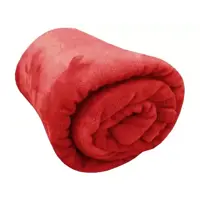 Manta Casal 100% Poliéster Jolitex - Flannel Vermelha em oferta na Magazine Luiza