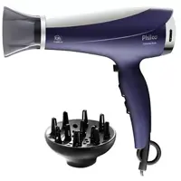 Secador de Cabelo Philco Chrome Azul Tourmaline - 2100W 2 Velocidades em oferta na Magazine Luiza