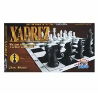 Jogo de xadrez escolar - lugo em oferta na Magazine Luiza