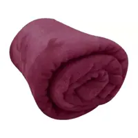 Manta Casal 100% Poliéster Jolitex - Dyuri Vinho em oferta na Magazine Luiza